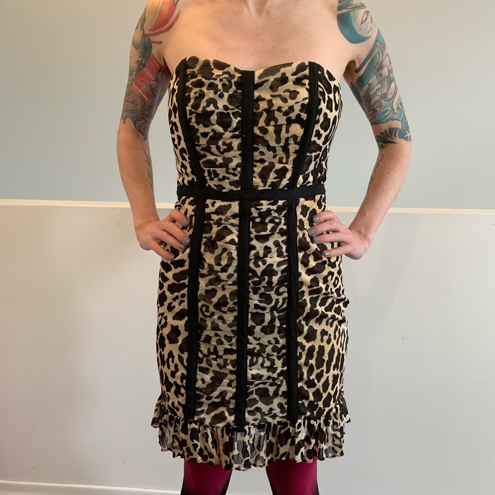 Betsey Johnson Leopard Print Dress - Picture 6 of 6